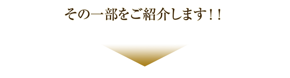 その一部をご紹介します！！